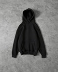 Erkek Siyah Basic Kapüşonlu Oversize Sweatshirt