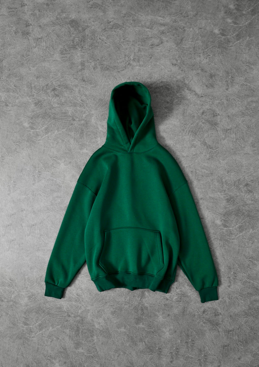 Erkek Yeşil Basic Kapüşonlu Oversize Sweatshirt (Kopya)