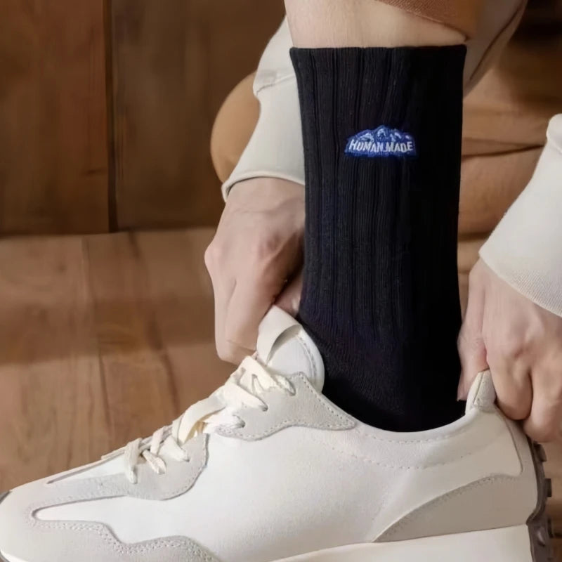 Men's Retro Mid-Length Socks (4-Pack)