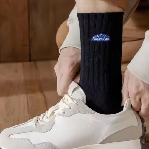 Men's Retro Mid-Length Socks (4-Pack)