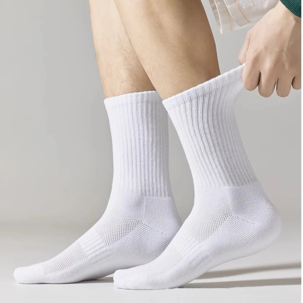 Men's Cotton Long Socks (Set of 20)