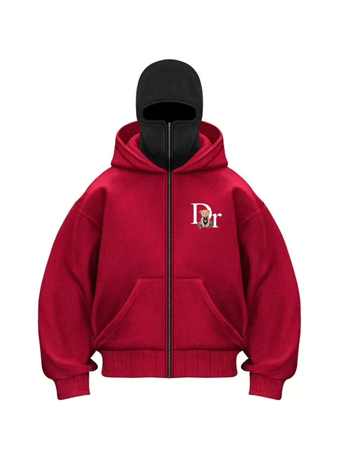 ZERRA Face Mask Zip Hoodie