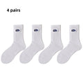 Men's Retro Mid-Length Socks (4-Pack)