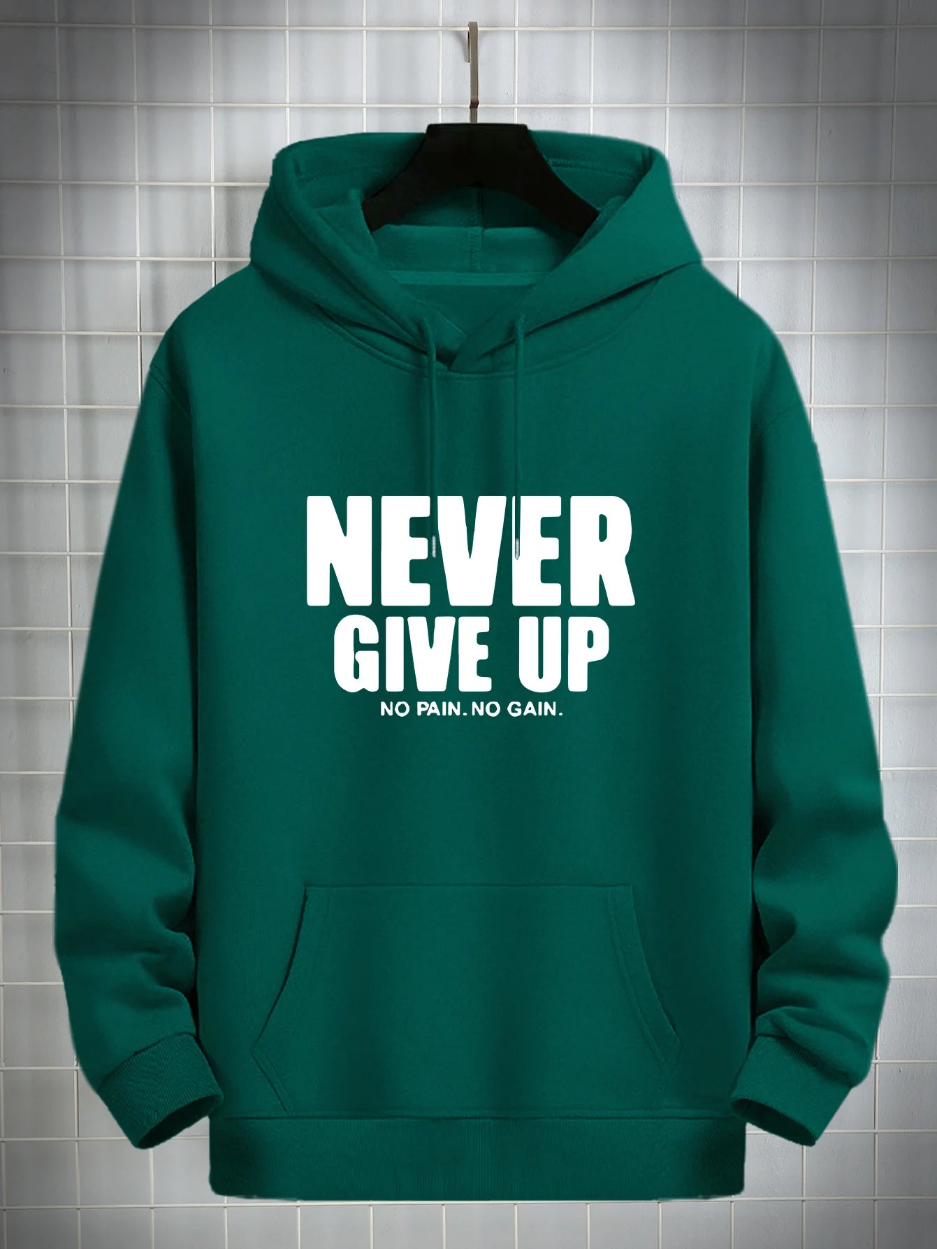 ZERRA "Never Give Up" Fleece Hoodie