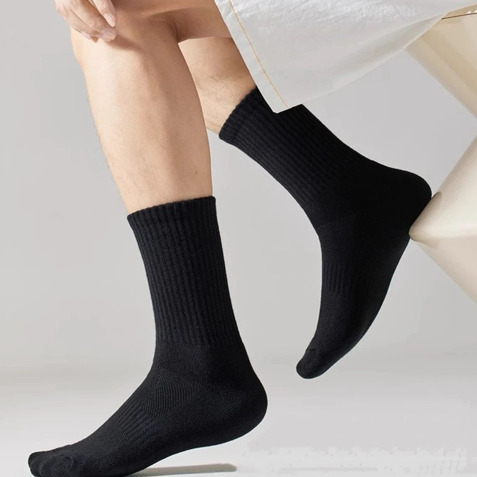 Men's Cotton Long Socks (Set of 20)