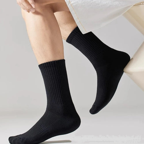 Men's Cotton Long Socks (Set of 20)