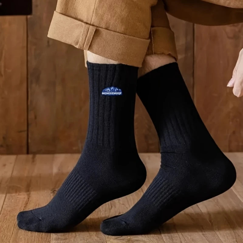 Men's Retro Mid-Length Socks (4-Pack)