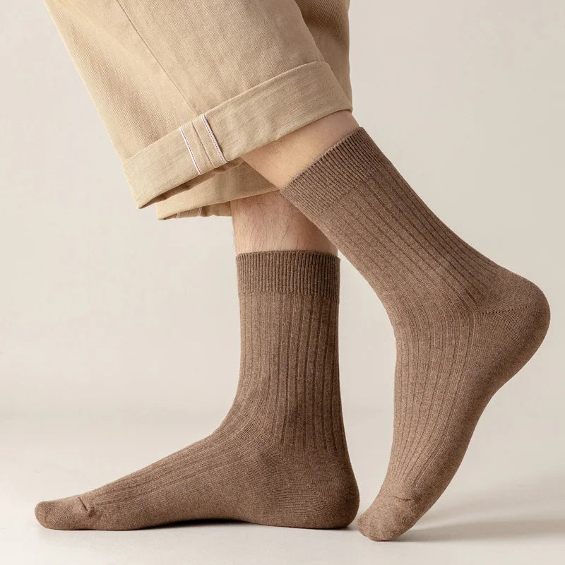 Men's Cotton Striped Socks (5-Pack)