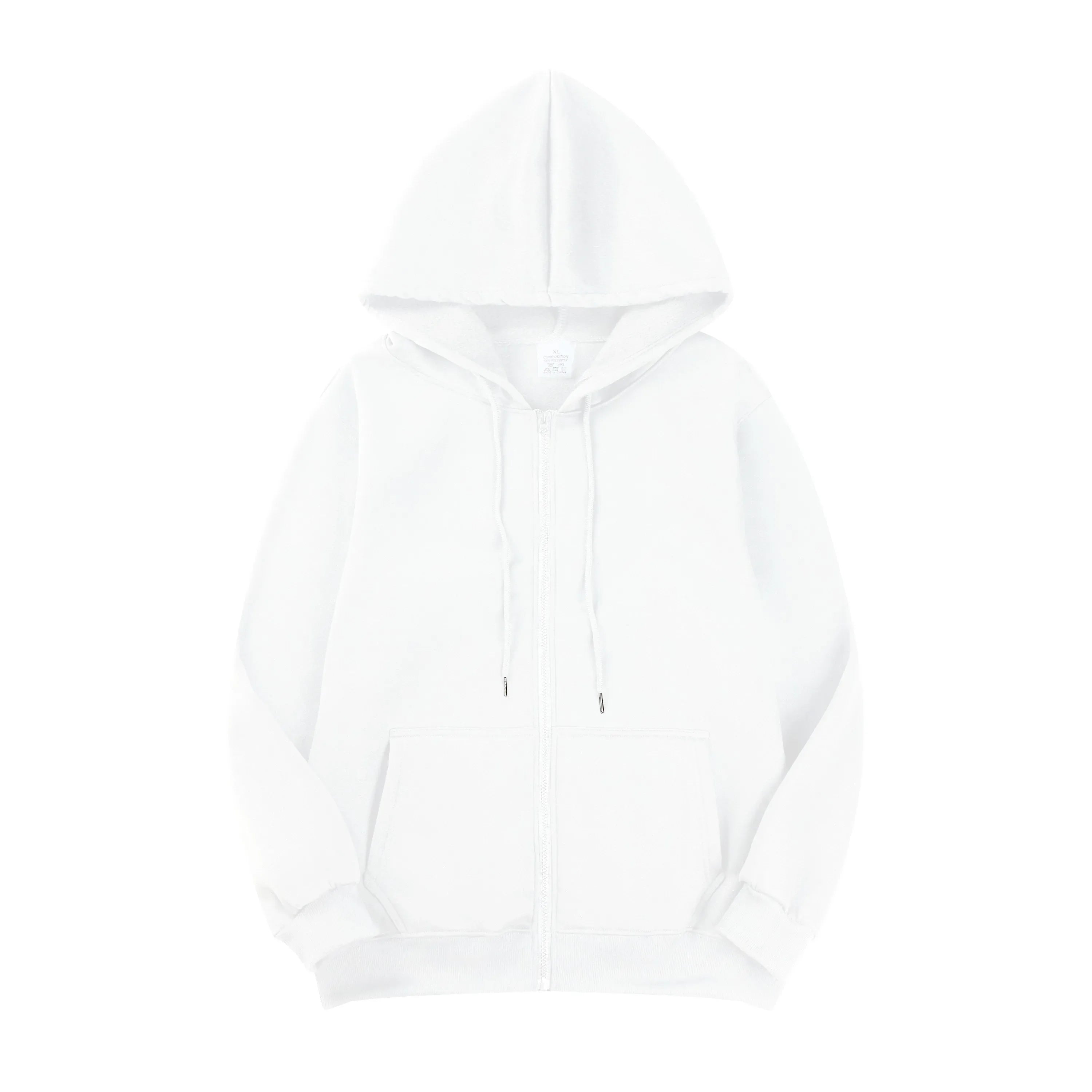 ZERRA Casual Zip-Up Hoodie