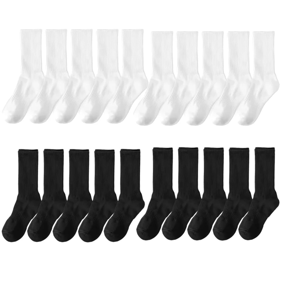 Men's Cotton Long Socks (Set of 20)