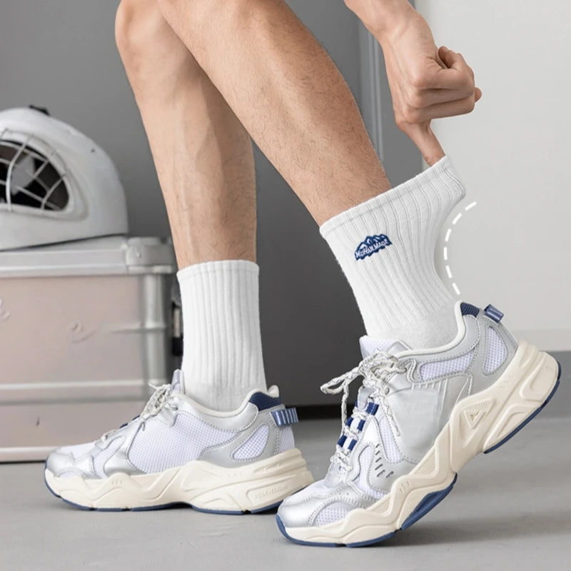 Men's Retro Mid-Length Socks (4-Pack)