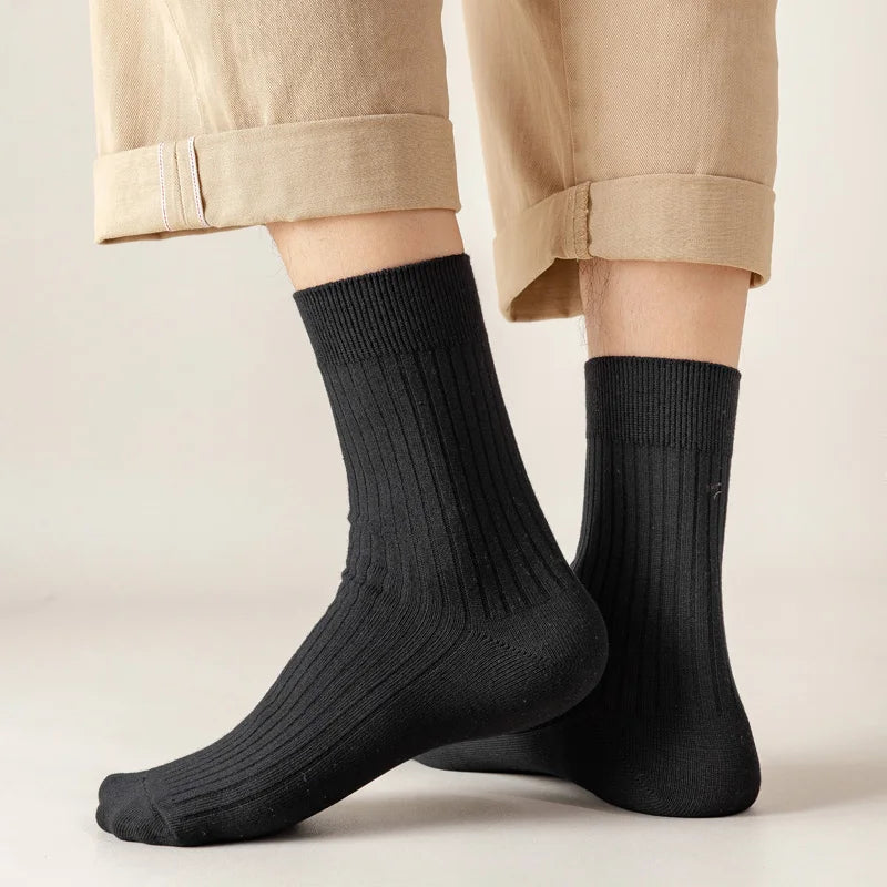 Men's Cotton Striped Socks (5-Pack)