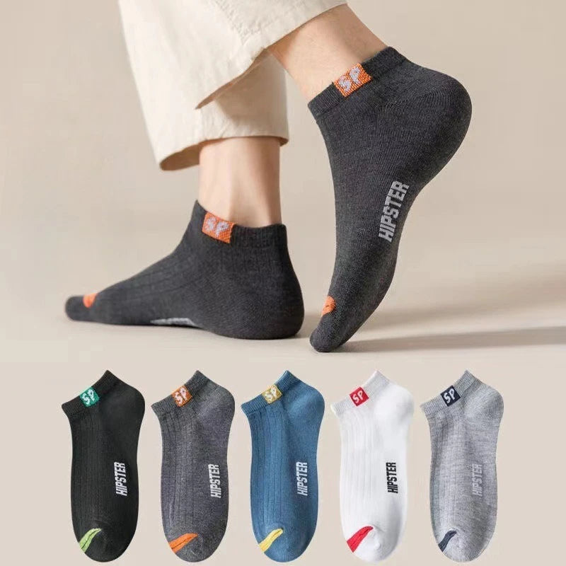 Men's Short Ankle Socks (5-Pack)