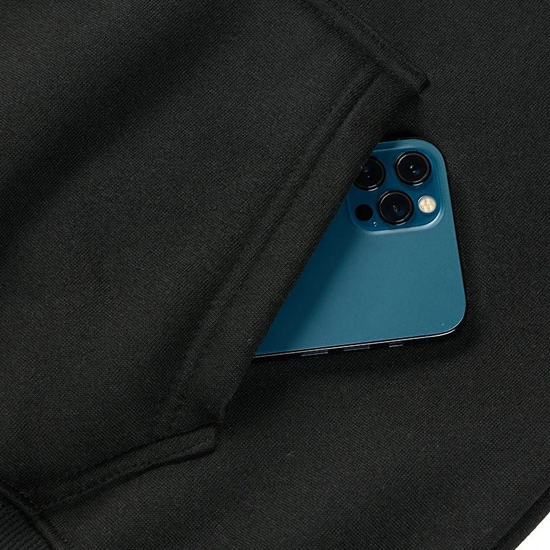 ZERRA Casual Zip-Up Hoodie