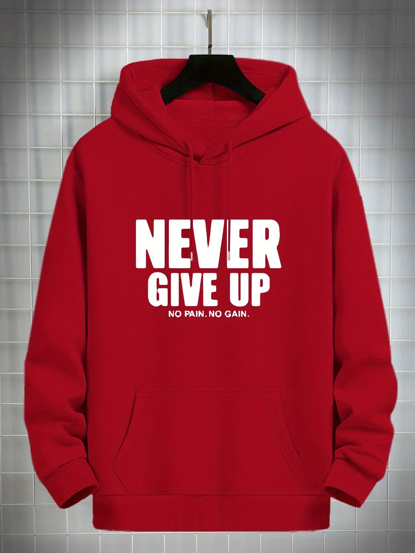ZERRA "Never Give Up" Fleece Hoodie