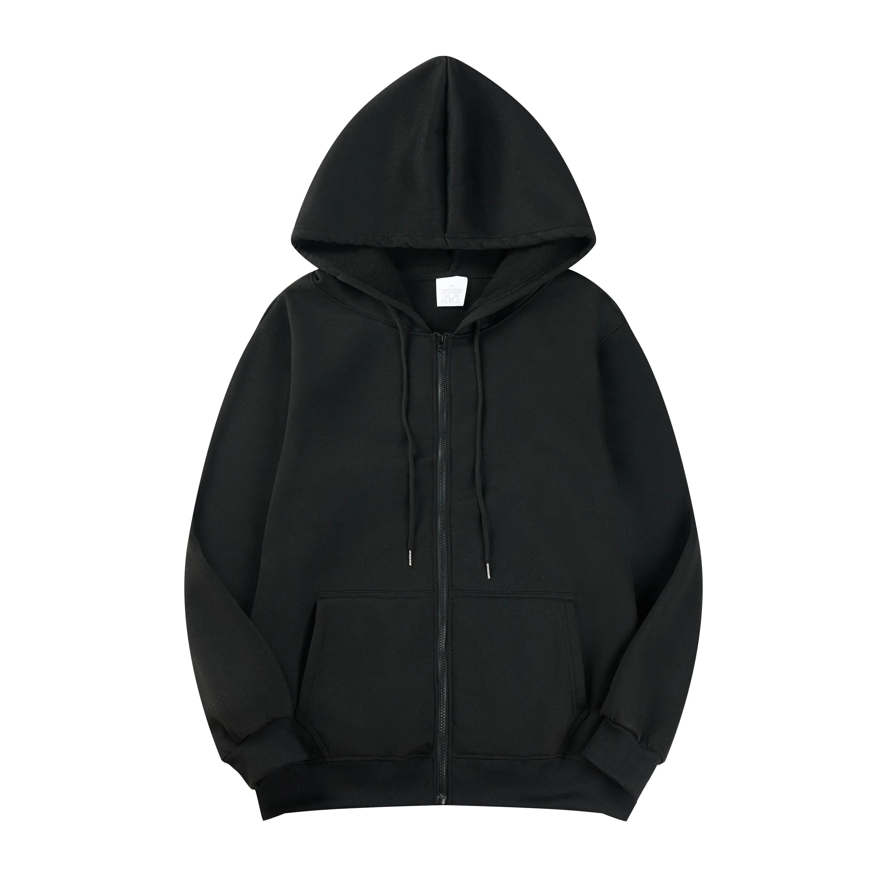 ZERRA Casual Zip-Up Hoodie