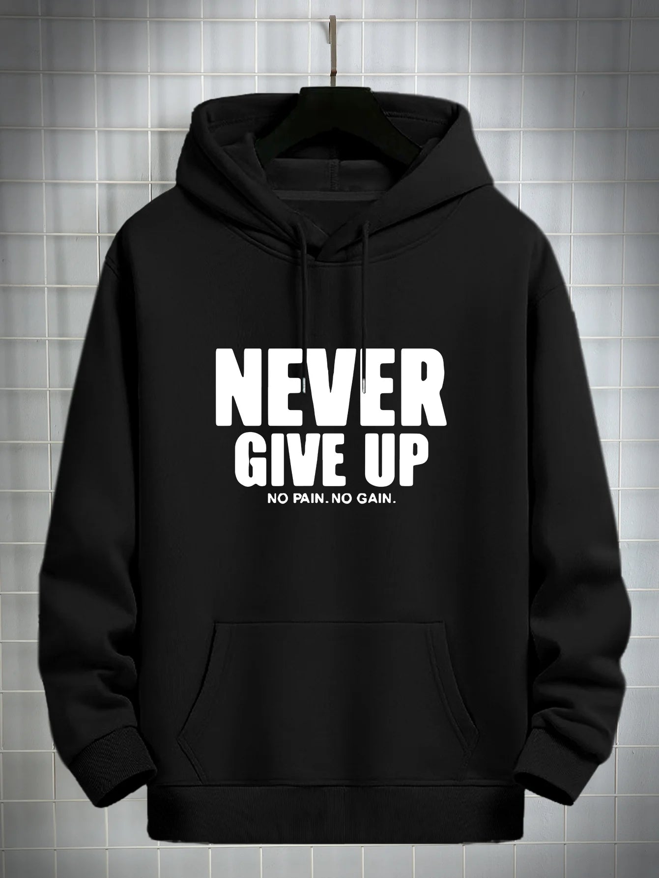 ZERRA "Never Give Up" Fleece Hoodie