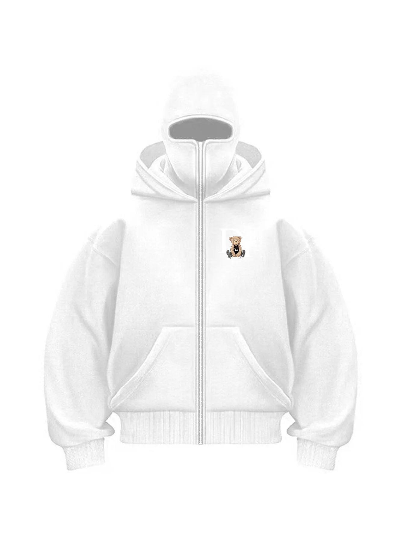 ZERRA Face Mask Zip Hoodie