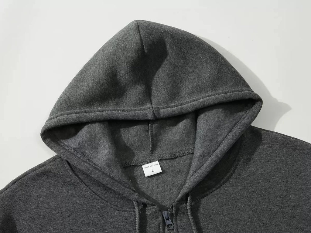 ZERRA Y2K Graphic Zip-Up Hoodie