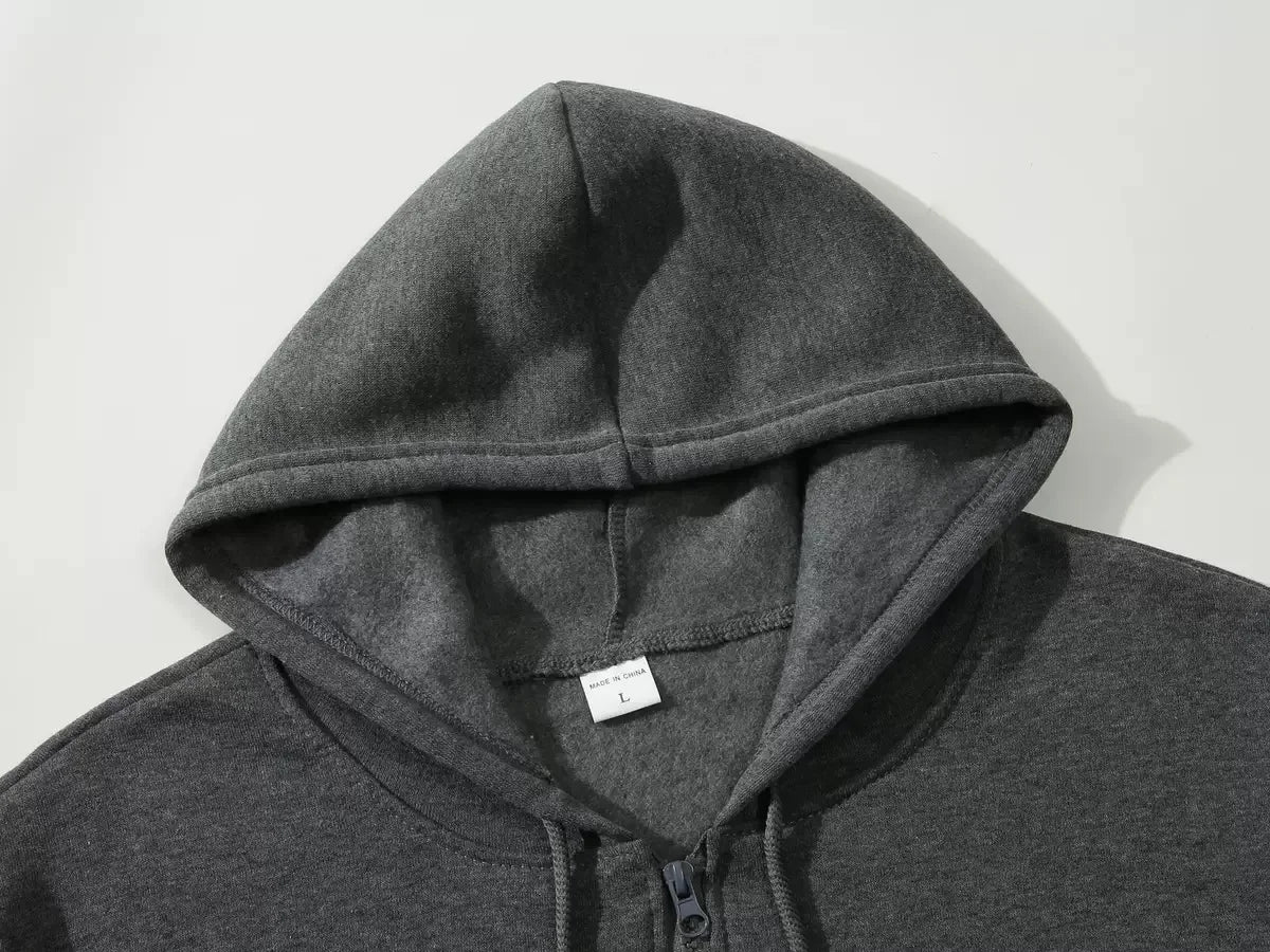 ZERRA Y2K Graphic Zip-Up Hoodie